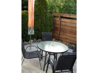 Ein Patio oder anderer Außenbereich in der Unterkunft Holiday apartment with 2 bedrooms