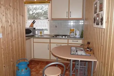 Küche/Küchenzeile in der Unterkunft Ferienhaus nahe Stechlinsee