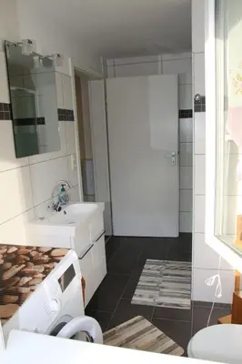Küche/Küchenzeile in der Unterkunft Ferienhaus in Zechow