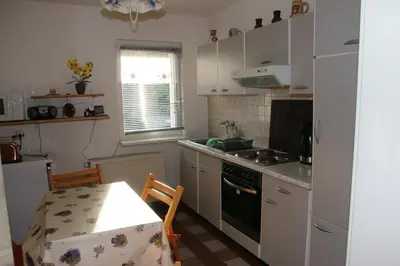 Küche/Küchenzeile in der Unterkunft Ferienhaus in Zechow
