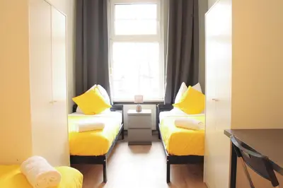 Ein Sitzbereich in der Unterkunft Stilvolle 6 Zimmer Ferienwohnung mit 2 Bädern