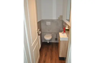 Ein Badezimmer in der Unterkunft Die Bauernstube im Haus Sonnenaufgang - viel Platz und ebenerdig