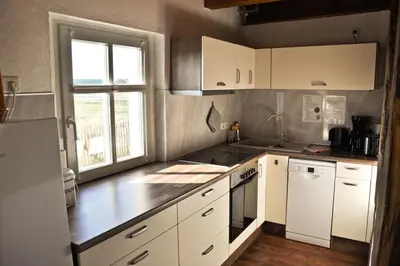 Küche/Küchenzeile in der Unterkunft Hirtenwohnung im Arbeiterhaus