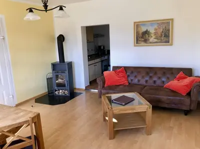 Ein Sitzbereich in der Unterkunft Hugenottenwohnung im Bauernhaus - Platz für größere Familien