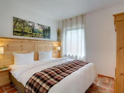 Ein Bett oder Betten in einem Zimmer der Unterkunft in Spreewald holiday home No 1