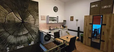 Küche/Küchenzeile in der Unterkunft Andreas Apartments