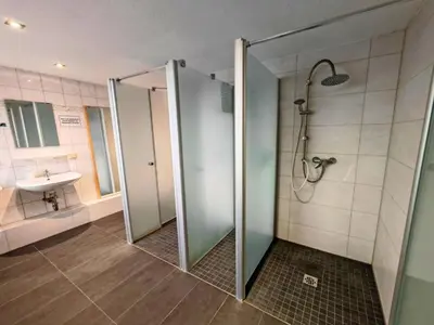 Ein Badezimmer in der Unterkunft Family-Friendly Guesthouse in the Oderbruch