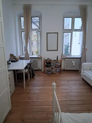 Grundriss der Unterkunft Cosy Berlin Altbau 40m squared Apartment