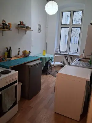 Grundriss der Unterkunft Cosy Berlin Altbau 40m squared Apartment