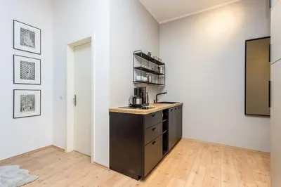 Küche/Küchenzeile in der Unterkunft Studio Apartment im Herzen vom Prenzlauer Berg