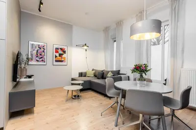 Ein Sitzbereich in der Unterkunft Studio Apartment im Herzen vom Prenzlauer Berg