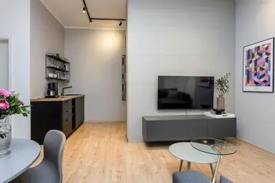 TV/Unterhaltungsangebot in der Unterkunft Studio Apartment im Herzen vom Prenzlauer Berg