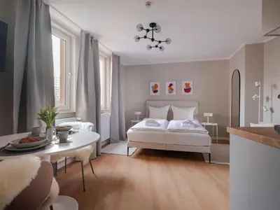 Grundriss der Unterkunft Modernes Studio Apartment - Berlin Mitte
