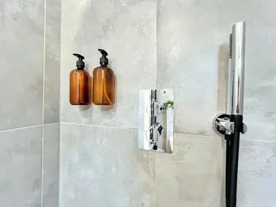 Ein Badezimmer in der Unterkunft Katzbach - Design Flats with Self Check-In