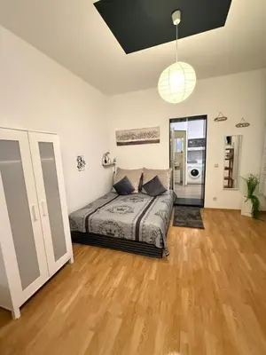 Ein Bett oder Betten in einem Zimmer der Unterkunft Andreas Home