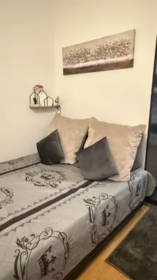Ein Bett oder Betten in einem Zimmer der Unterkunft Andreas Home