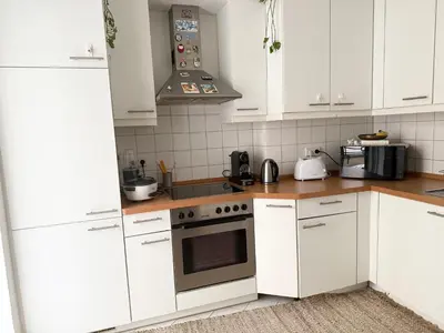 Küche/Küchenzeile in der Unterkunft Bright apartment in Prenzlauer Berg for 2-3 people