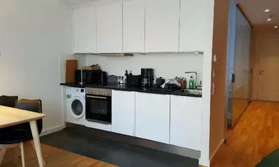 Küche/Küchenzeile in der Unterkunft Schickes 2 Zimmerapartment ruhig und zentral in Berlin Mitte