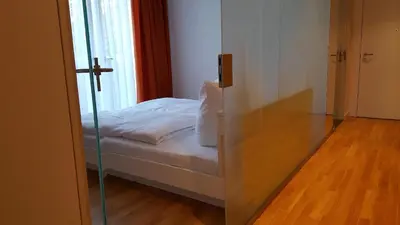 Ein Bett oder Betten in einem Zimmer der Unterkunft Schickes 2 Zimmerapartment ruhig und zentral in Berlin Mitte