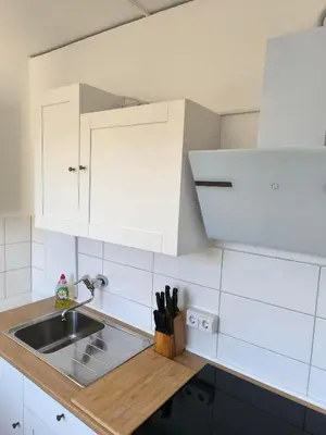 Küche/Küchenzeile in der Unterkunft Charmante Wohnung in Potsdam