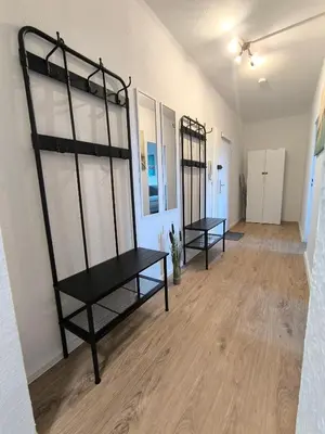 Ein Bett oder Betten in einem Zimmer der Unterkunft Charmante Wohnung in Potsdam