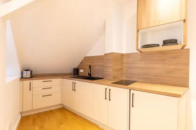 Küche/Küchenzeile in der Unterkunft Modern Kudamm Luxury Home with 2 kitches