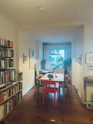 Die Bibliothek in der Ferienwohnung