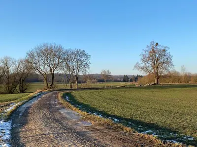 Naturlandschaft in der Nähe der Ferienwohnung
