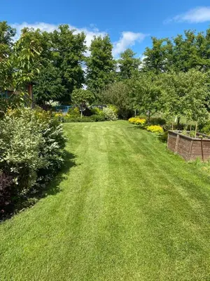 Ein Garten an der Unterkunft Annenwalde Country House 4 bedrooms with Sauna
