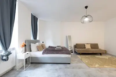 Ein Sitzbereich in der Unterkunft Central & Quiet I Bright Apartment in Steglitz