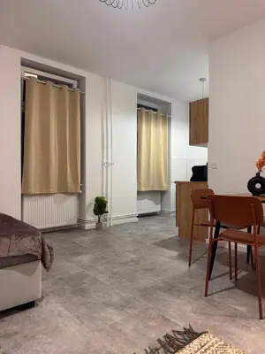 Ein Sitzbereich in der Unterkunft Cozy Studio Steglitz Sleeps 4 Near center