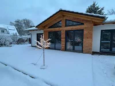Ferienhaus Senzig Waldesruh im Winter
