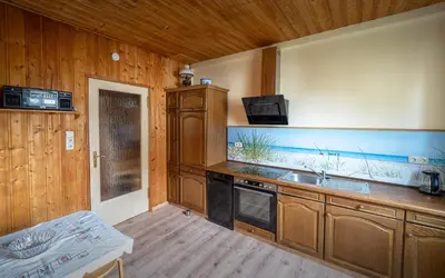 Küche/Küchenzeile in der Unterkunft Gästehaus Barthel