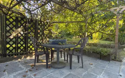 Ein Garten an der Unterkunft Gästehaus Barthel
