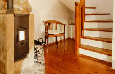 Grundriss der Unterkunft Maisonette With Wood Stove And Natural Garden