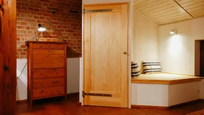 Grundriss der Unterkunft Maisonette With Wood Stove And Natural Garden