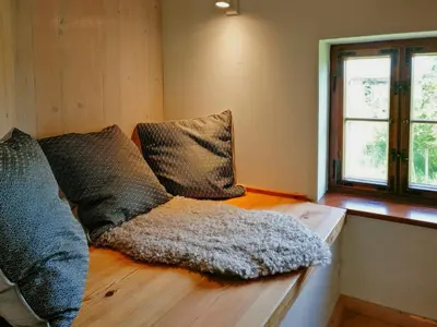 Grundriss der Unterkunft Maisonette With Wood Stove And Natural Garden