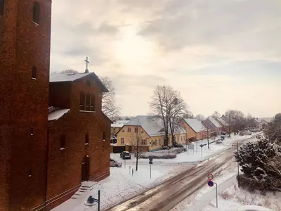 Studio nuthetal, nahe Berlin & Potsdam, Parkplatz im Winter