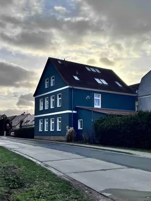 Das Gebäude in dem sich die Ferienwohnung befindet