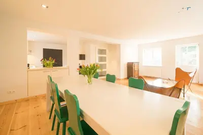 Ein Sitzbereich in der Unterkunft Cottage