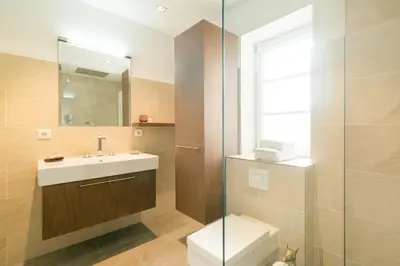 Ein Badezimmer in der Unterkunft Cottage