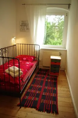 Ein Bett oder Betten in einem Zimmer der Unterkunft Gutshaus Buberow - Haupthaus & Loft für Seminare & Gruppen