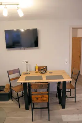 TV/Unterhaltungsangebot in der Unterkunft Ferienbungalow Marie