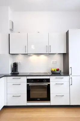Küche/Küchenzeile in der Unterkunft Luxus Apartment am Ku'damm - 3 Zimmer