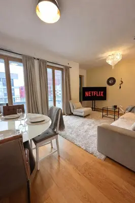 Ein Bett oder Betten in einem Zimmer der Unterkunft Luxus Apartment am Ku'damm - 3 Zimmer