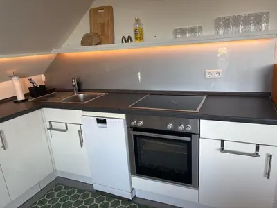 Küche/Küchenzeile in der Unterkunft 3-room apartment
