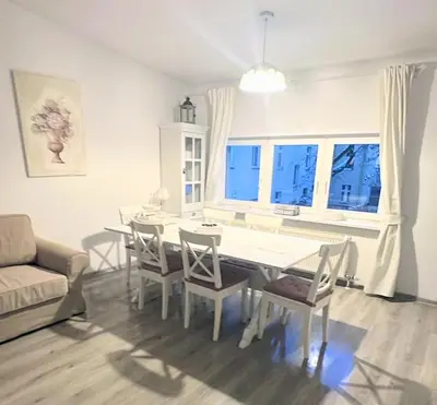 Ein Sitzbereich in der Unterkunft Romantic City Apartment Berlin
