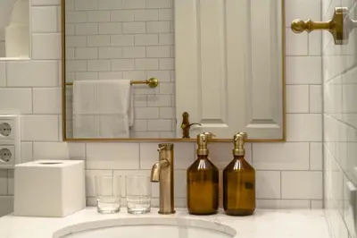 Ein Badezimmer in der Unterkunft High-End Suite direkt am Rosenthaler Platz - AP3
