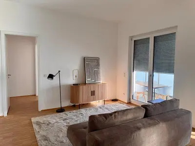 Ein Sitzbereich in der Unterkunft Central Berlin Ku'damm Apartment