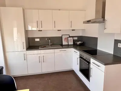 Küche/Küchenzeile in der Unterkunft Central Berlin Ku'damm Apartment